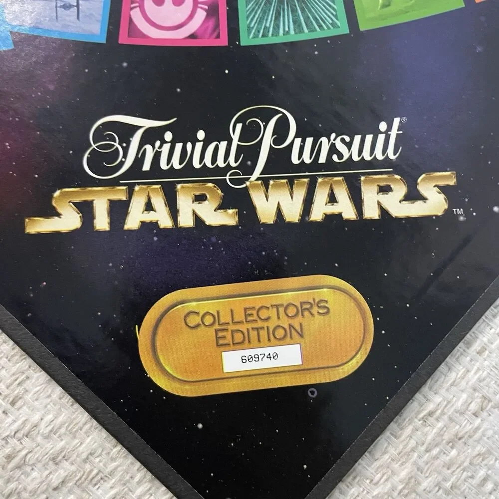 Trivial Pursuit Star Wars Classic Trilogy Collector’s Edition Game 1997 Complete